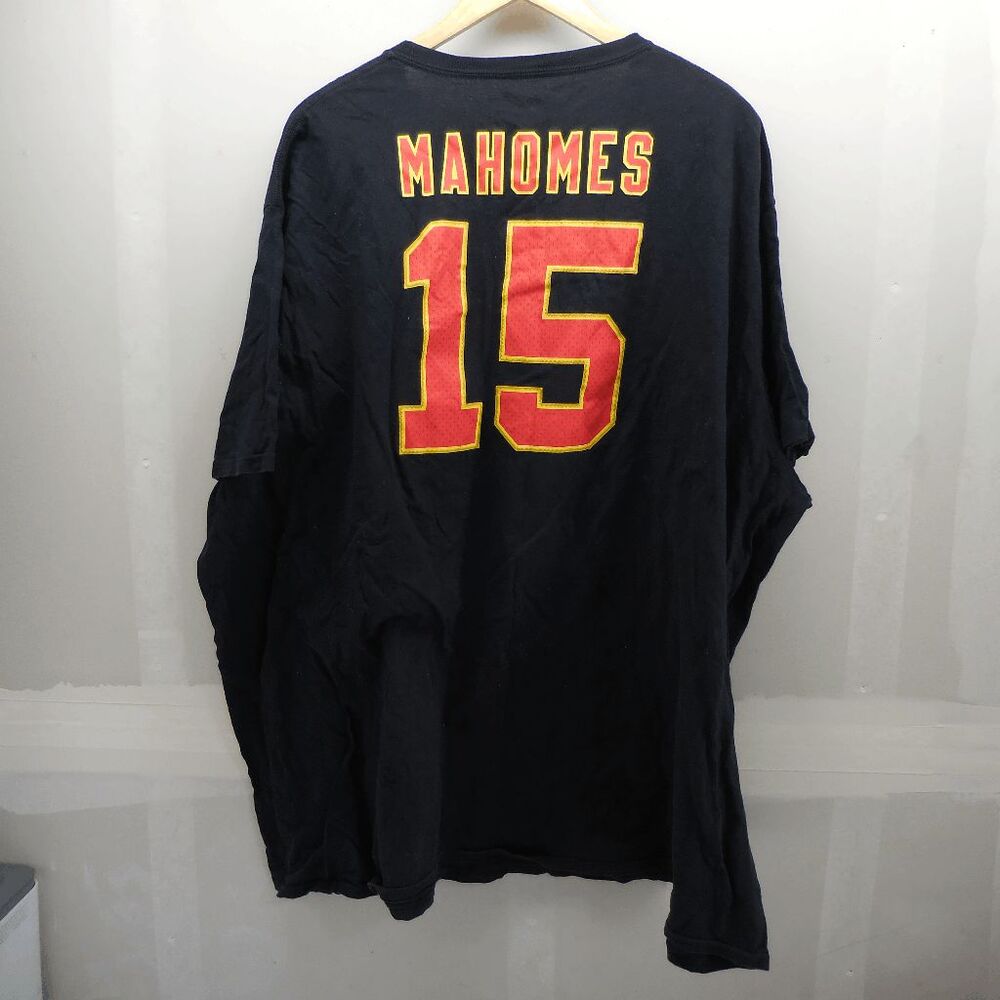 Patrick Mahomes #15 Kansas City Chiefs NFL Jersey Style T Shirt Mens Size 5XL